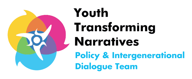 Youth Transforming Narratives, Policy & Intergenerational Dialogue Team logo
